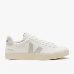 Veja Campo Chromefree Leather Extra White Natural Trainers - Brand New